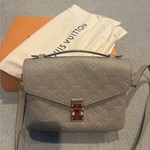 Louis Vuitton Taupe Crossbody Bag